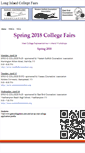 Mobile Screenshot of longislandcollegefairs.com